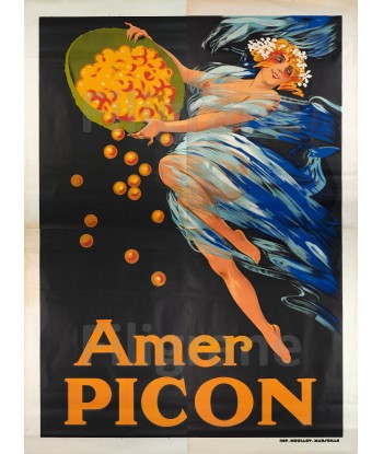 PUB AMER PICON ApéRITIF Rmjc-POSTER/REPRODUCTION d1 AFFICHE VINTAGE les muscles