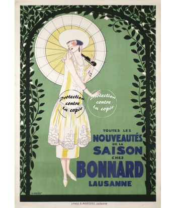 PUB BONNARD MODE LAUSANNE Rfcrk-POSTER/REPRODUCTION d1 AFFICHE VINTAGE Les magasins à Paris et en Île-de-France