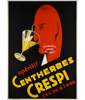 PUB CENTHERBES CRESPI Rfync-POSTER/REPRODUCTION d1 AFFICHE VINTAGE offre 