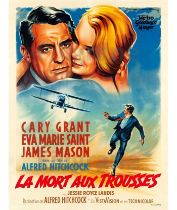 NORTH by NORTHWEST  FILM Rtya-POSTER/REPRODUCTION d1 AFFICHE VINTAGE outlet