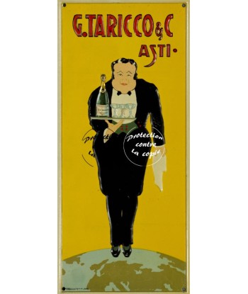 PUB G. TARICCO CHAMPAGNE Rltq-POSTER/REPRODUCTION d1 AFFICHE VINTAGE Comparez et commandez 