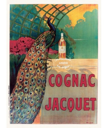 PUB JACQUET COGNAC Rfybi-POSTER/REPRODUCTION d1 AFFICHE VINTAGE les ctes