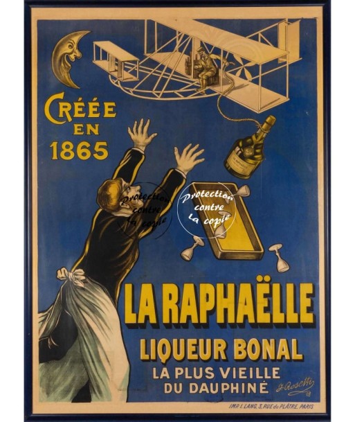 PUB LA RAPHAËLLE LIQUEUR BONAL Resf-POSTER/REPRODUCTION d1 AFFICHE VINTAGE Comparez et commandez 