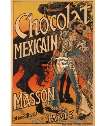 PUB MASSON CHOCOLAT Rxrx-POSTER/REPRODUCTION d1 AFFICHE VINTAGE l'évolution des habitudes 