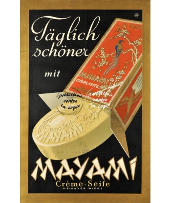 PUB MAYAMI SAVON SEIFE Rfcvk-POSTER/REPRODUCTION d1 AFFICHE VINTAGE 50% de réduction en Octobre 2024