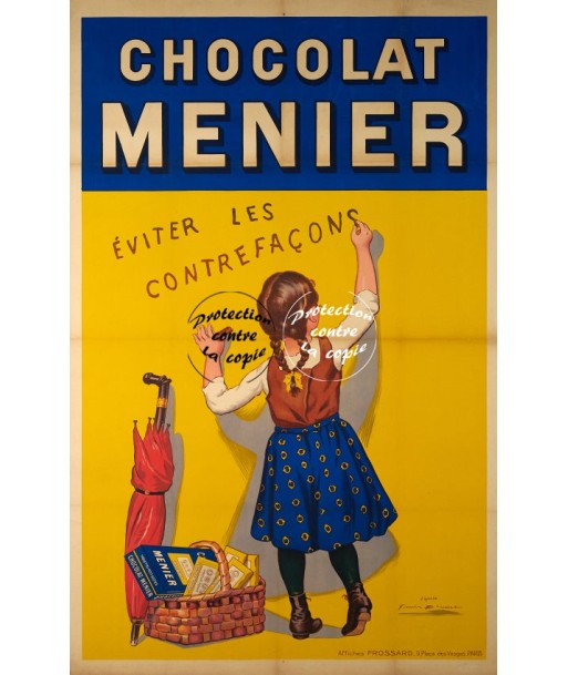 PUB MENIER CHOCOLAT Rfpuj-POSTER/REPRODUCTION d1 AFFICHE VINTAGE Profitez des Offres !