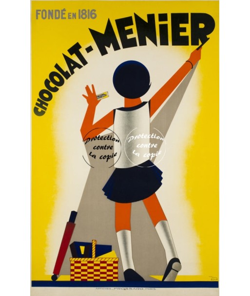 PUB MENIER CHOCOLAT Rfqlu-POSTER/REPRODUCTION d1 AFFICHE VINTAGE en ligne