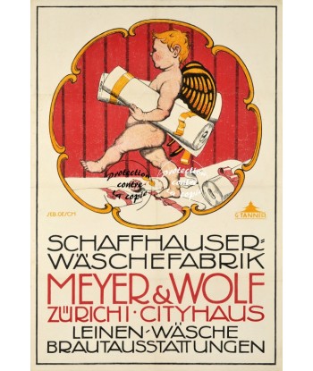 PUB MEYER WOLF ZURICH Rrlw-POSTER/REPRODUCTION d1 AFFICHE VINTAGE Venez acheter