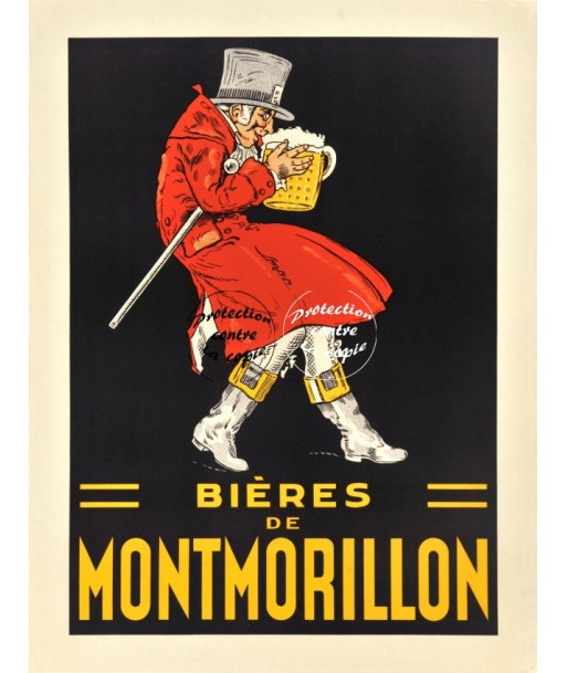 PUB MONTMORILLON BièRES Rfwnu-POSTER/REPRODUCTION d1 AFFICHE VINTAGE Voir les baskets