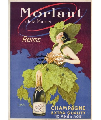 PUB MORLANT CHAMPAGNE Rtdv-POSTER/REPRODUCTION d1 AFFICHE VINTAGE Comparez plus de prix