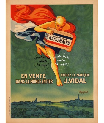 PUB NATIONALES CIGARETTES Rfxlg-POSTER/REPRODUCTION d1 AFFICHE VINTAGE de votre