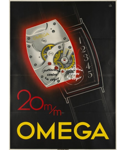 PUB OméGA MONTRE Rfkdy-POSTER/REPRODUCTION d1 AFFICHE VINTAGE des créatures d'habitude