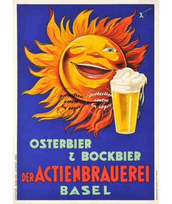 PUB OSTERBIER BOCKBIER Rfsnu-POSTER/REPRODUCTION d1 AFFICHE VINTAGE vente chaude votre 