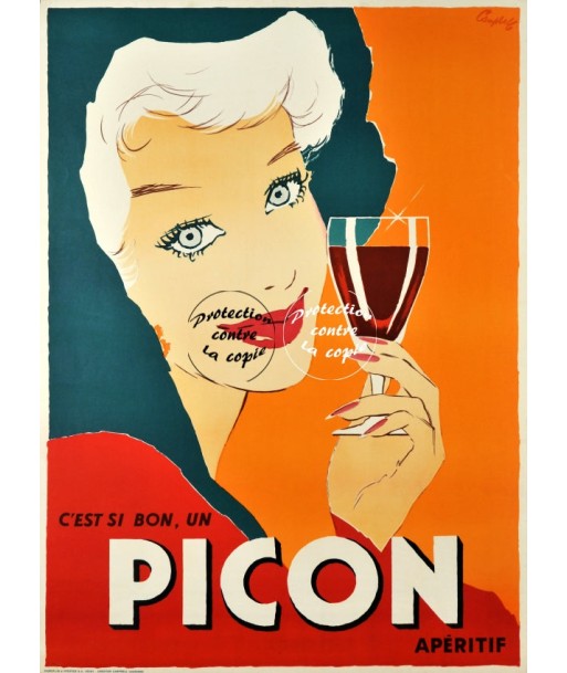 PUB PICON ApéRITIF Rfnqz-POSTER/REPRODUCTION d1 AFFICHE VINTAGE du meilleur 