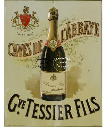 PUB TESSIER FILS CHAMPAGNE Rfzcv-POSTER/REPRODUCTION d1 AFFICHE VINTAGE du meilleur 