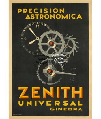 PUB ZENITH ASTRONOMICA Rfdqu-POSTER/REPRODUCTION d1 AFFICHE VINTAGE 2 - 3 jours ouvrés.