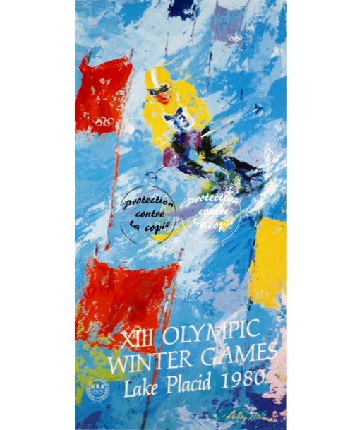 SPORT OLYMPIC GAMES USA 1980 Rerk-POSTER/REPRODUCTION d1 AFFICHE VINTAGE Livraison rapide