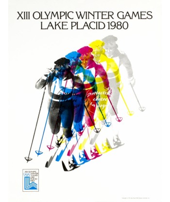 SPORT OLYMPIC GAMES USA 1980 Rfxaz-POSTER/REPRODUCTION d1 AFFICHE VINTAGE france