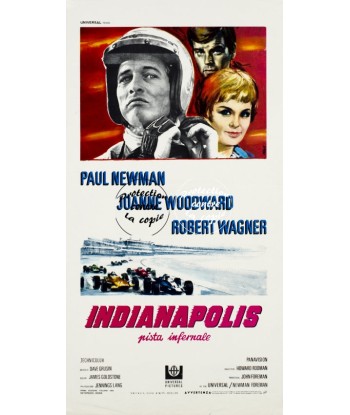 SPORT Paul NEWMAN INDIANAPOLIS Refa-POSTER/REPRODUCTION d1 AFFICHE VINTAGE vous aussi creer 