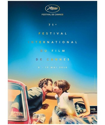 Festival de Cannes 2018 BELMONDO/Anna KARINA - Belle Affiche Officielle Originale 60x80cm Neuve en ligne des produits 