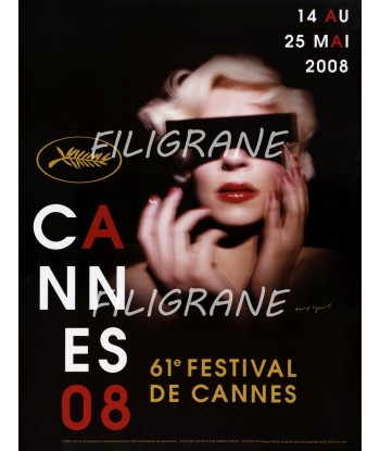 Festival de Cannes 2008 - Belle Affiche Officielle Originale 60x80cm Etat neuf français