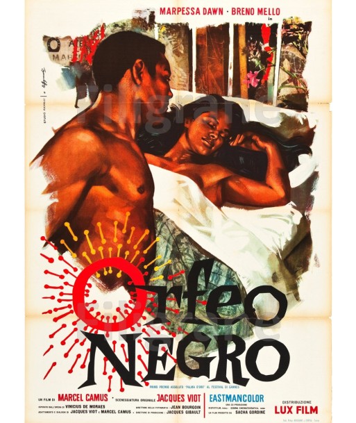 ORFEO NEGRO FILM Rgku-POSTER/REPRODUCTION d1 AFFICHE VINTAGE livraison gratuite