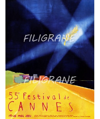 Festival de Cannes 2002 - Belle Affiche Officielle Originale 60x80cm Etat neuf france