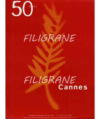 Festival de Cannes 1997 - Belle Affiche Officielle Originale 60x80cm Etat Neuf votre