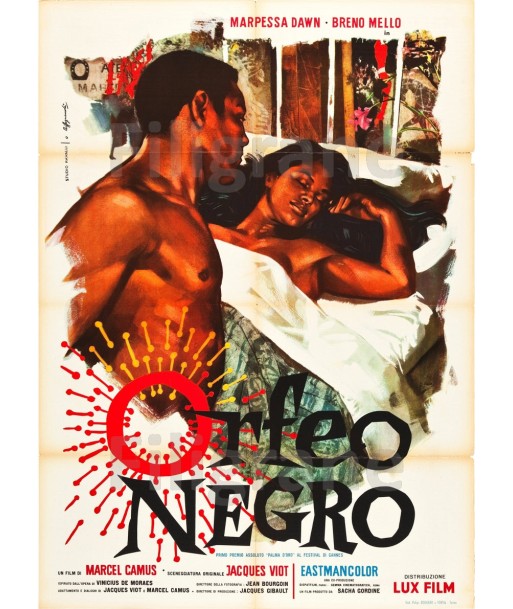 ORFEO NEGRO FILM Rmnj-POSTER/REPRODUCTION d1 AFFICHE VINTAGE Amélioration de cerveau avec