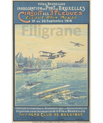 AIRLINES  AéRO CLUB BELGIQUE Réf1024 POSTER/REPRODUCTION d1 AFFICHE  VINTAGE prix pour 