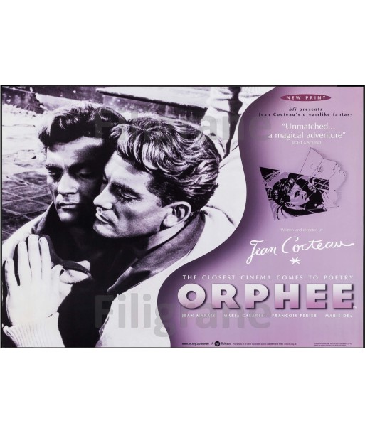 ORPHéE FILM Rqwr-POSTER/REPRODUCTION d1 AFFICHE VINTAGE Fin de série