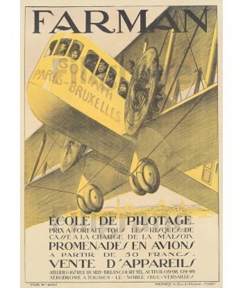 AVION FARMAN Rf53-POSTER/REPRODUCTION d1 AFFICHE VINTAGE Le MVP de beaucoup