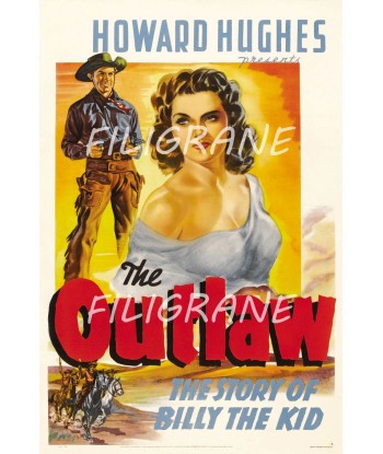 OUTLAW FILM Rapd-POSTER/REPRODUCTION d1 AFFICHE VINTAGE ouvre sa boutique