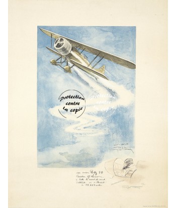 POTEZ AVION Rf38-POSTER/REPRODUCTION d1 AFFICHE VINTAGE 2023