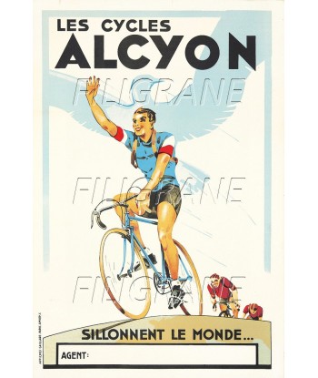 ALCYON VéLO/CYCLES Rkmz-POSTER/REPRODUCTION d1 AFFICHE VINTAGE Pour