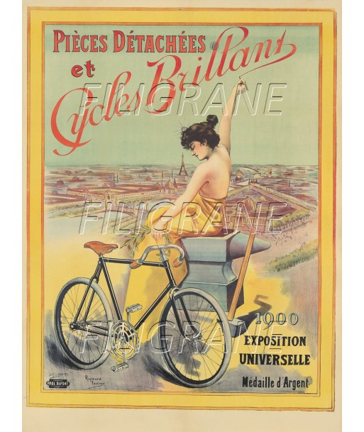 BRILLANT VéLO/CYCLES Rait-POSTER/REPRODUCTION d1 AFFICHE VINTAGE Jusqu'à 80% De Réduction