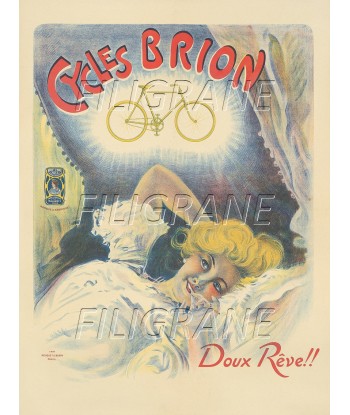 BRION VéLO/CYCLES Rbtz-POSTER/REPRODUCTION d1 AFFICHE VINTAGE plus qu'un jeu 