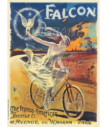 FALCON VéLO/CYCLES Rqdf-POSTER/REPRODUCTION d1 AFFICHE VINTAGE ou a consommer sur place