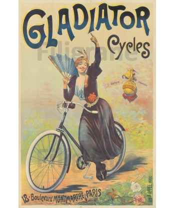 GLADIATOR VéLO/CYCLES Rhyp-POSTER/REPRODUCTION d1 AFFICHE VINTAGE solde