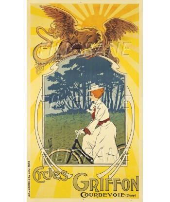 GRIFFON VéLO/CYCLES Rdkw-POSTER/REPRODUCTION d1 AFFICHE VINTAGE pas cher