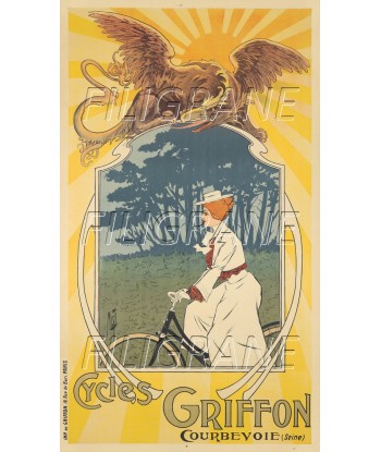 GRIFFON VéLO/CYCLES Revb-POSTER/REPRODUCTION d1 AFFICHE VINTAGE meilleur choix