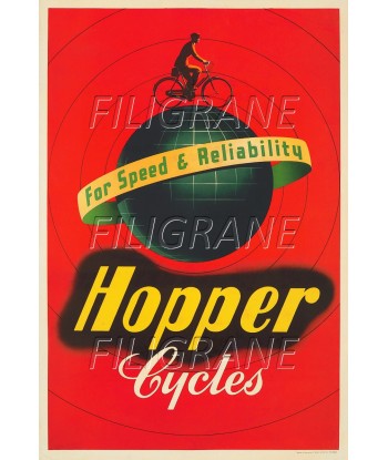 HOPPER VéLO/CYCLES Rdqz-POSTER/REPRODUCTION d1 AFFICHE VINTAGE vente chaude votre 