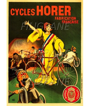 HORER VéLO/CYCLES Rfdg-POSTER/REPRODUCTION d1 AFFICHE VINTAGE Comment ça marche