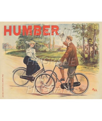 HUMBER VéLO/CYCLES Ruza-POSTER/REPRODUCTION d1 AFFICHE VINTAGE Toutes les collections ici