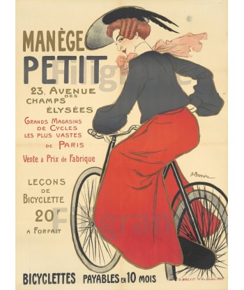 MANèGE PETIT VéLO/CYCLES Rvet-POSTER/REPRODUCTION d1 AFFICHE VINTAGE livraison et retour toujours gratuits