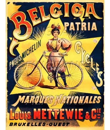 METTEWIE VéLO/CYCLES Redx-POSTER/REPRODUCTION d1 AFFICHE VINTAGE rembourrage situé sous