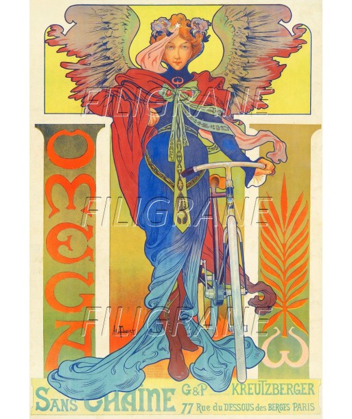 OMEGA VéLO/CYCLES Rktu-POSTER/REPRODUCTION d1 AFFICHE VINTAGE suggérées chez