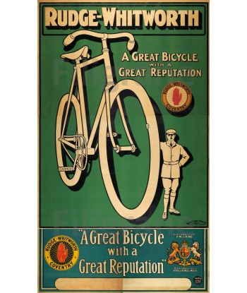 RUDGE WHITWORTH VéLO/CYCLES Ro-POSTER/REPRODUCTION d1 AFFICHE VINTAGE Comparez plus de prix