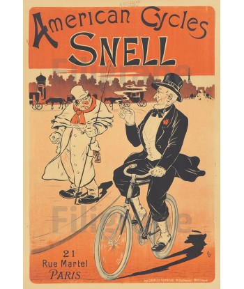 SNELL VéLO/CYCLES Rcbq-POSTER/REPRODUCTION d1 AFFICHE VINTAGE france