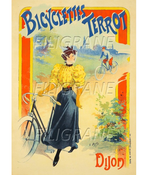 TERROT VéLO/CYCLES Rfnx-POSTER/REPRODUCTION d1 AFFICHE VINTAGE vente chaude votre 